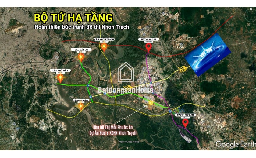 Đất nền Sunflower Nhơn Trạch - Bán nhanh cặp nền Liên Kế mặt sau đường Lê Hồng Phong